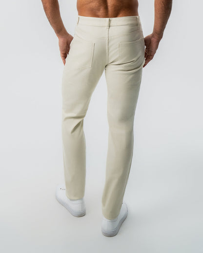 State & Liberty - Performance Cotton Twill 5 Pocket Pant - Tan