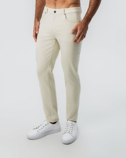 State & Liberty - Performance Cotton Twill 5 Pocket Pant - Tan
