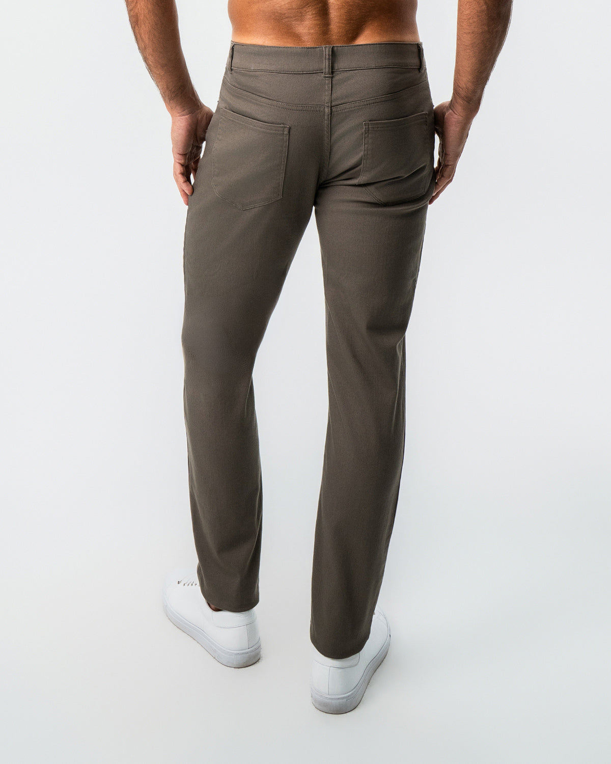State & Liberty - Performance Cotton Twill 5 Pocket Pant - Olive