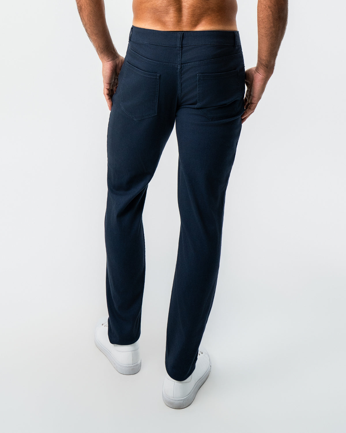 State & Liberty - Performance Cotton Twill 5 Pocket Pant - Navy