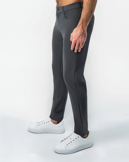 State & Liberty - Athletic Fit Stretch Tech Chino - Charcoal