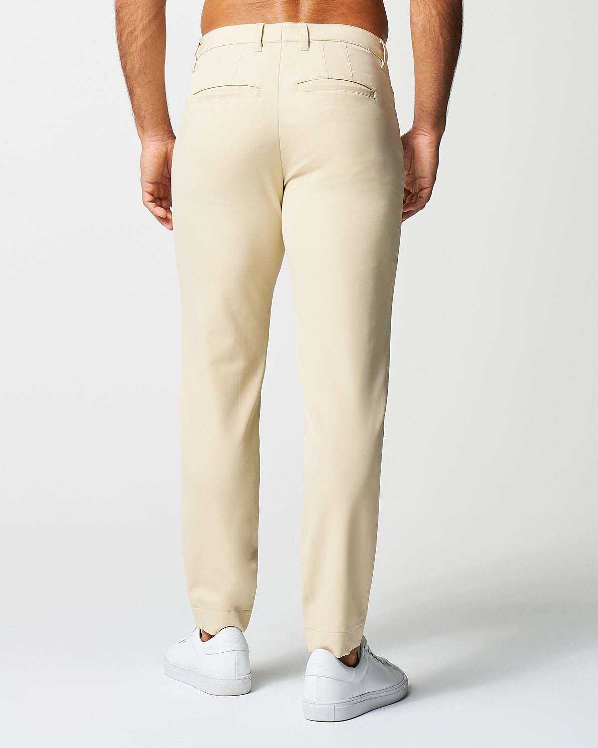State & Liberty - Athletic Fit Stretch Tech Chino - Mid Khaki