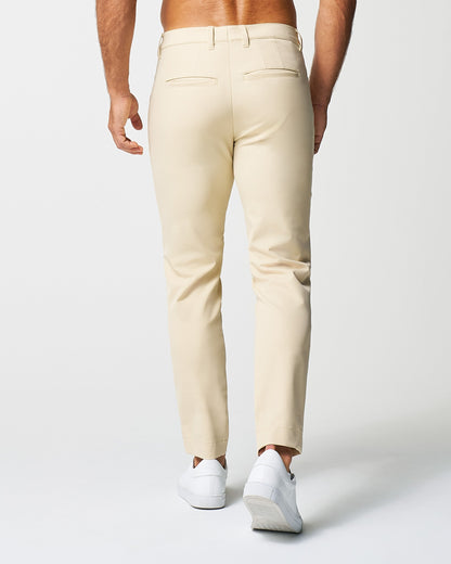 State & Liberty - Athletic Fit Stretch Tech Chino - Mid Khaki
