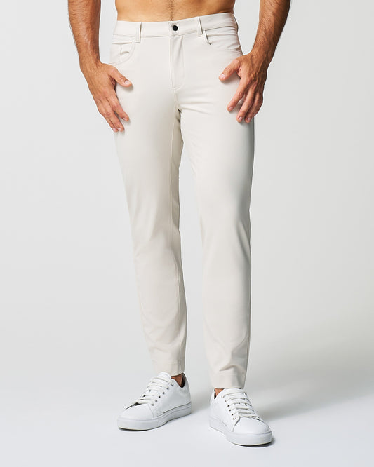 State & Liberty - Athletic Fit Stretch Tech Chino - Light Khaki