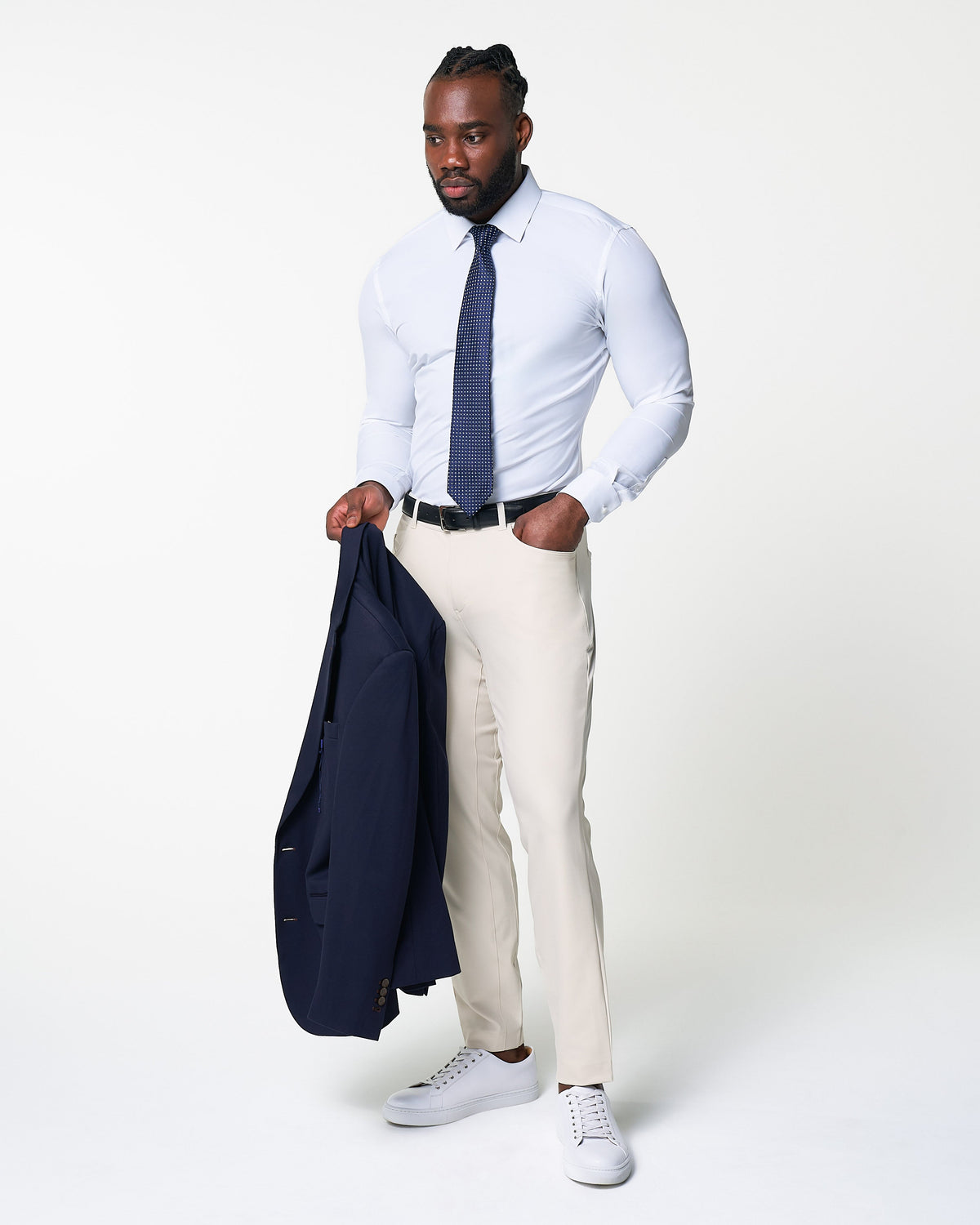 State & Liberty - Athletic Fit Stretch Tech Chino - Light Khaki
