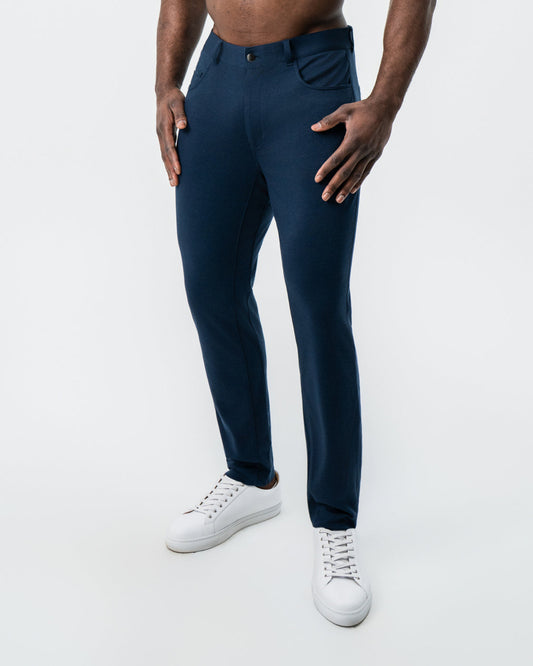 State & Liberty - Knit Chino - Navy