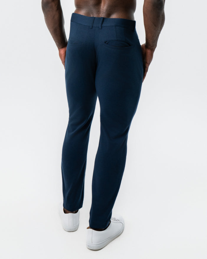 State & Liberty - Knit Chino - Navy