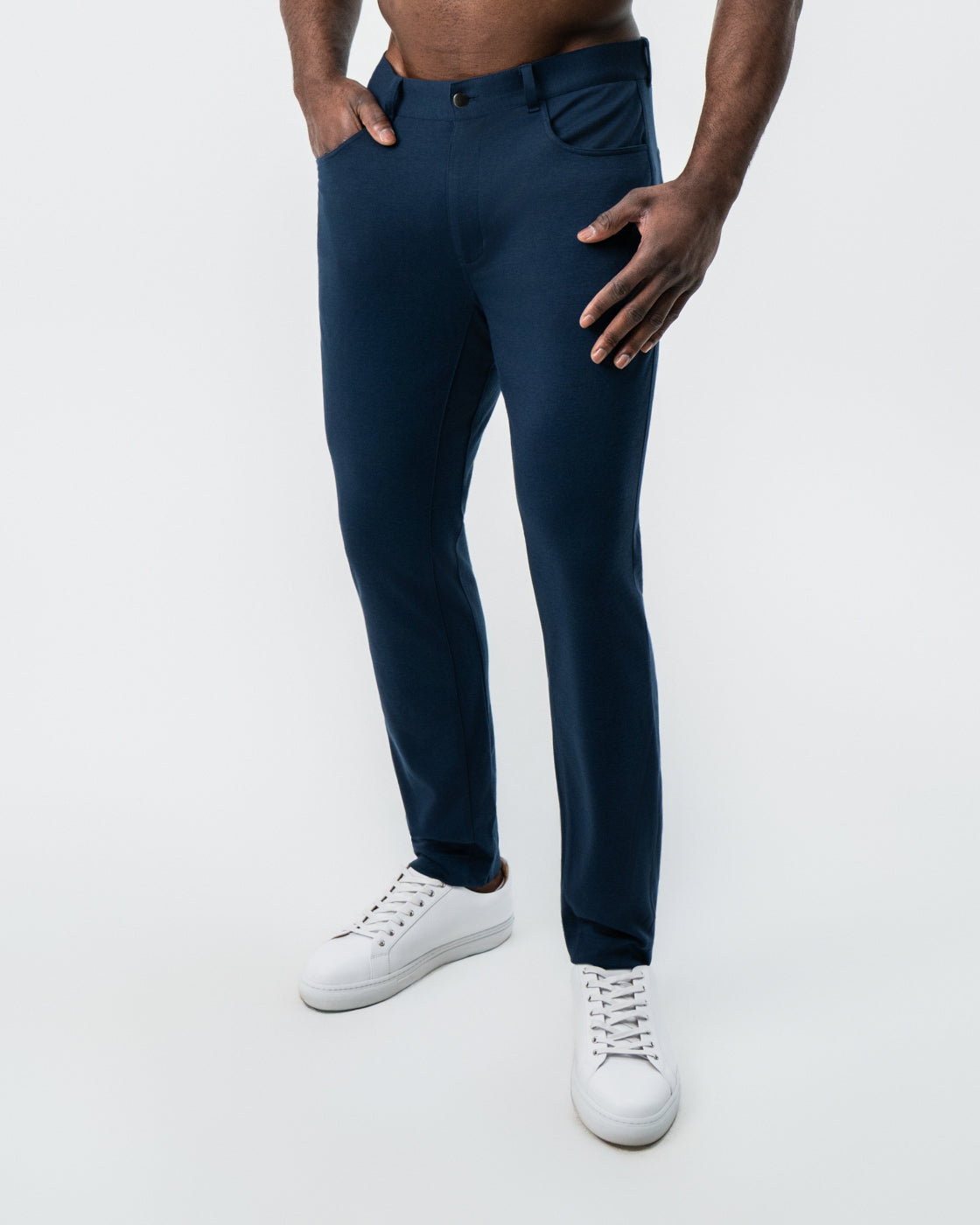 State & Liberty - Knit Chino - Navy