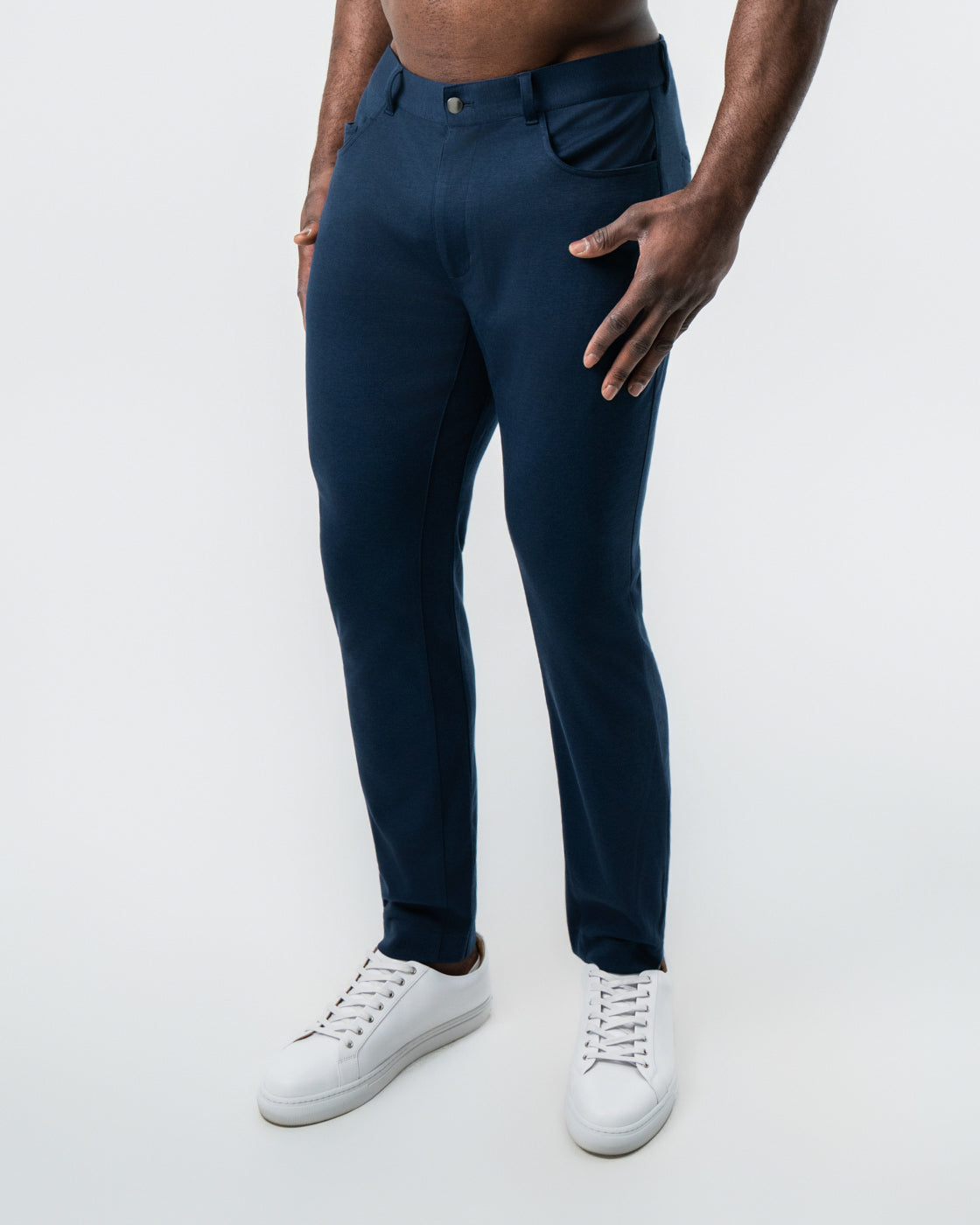 State & Liberty - Knit Chino - Navy