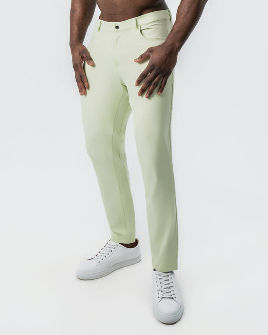 State & Liberty - Athletic Fit Stretch Tech Chino - Mint Green