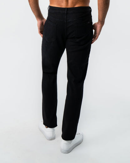 State & Liberty - Athletic Fit Stretch Jeans - Black