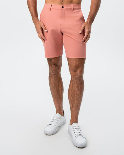 State & Liberty - Athletic Fit Shorts - Salmon