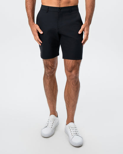 State & Liberty - Athletic Fit Shorts - Black