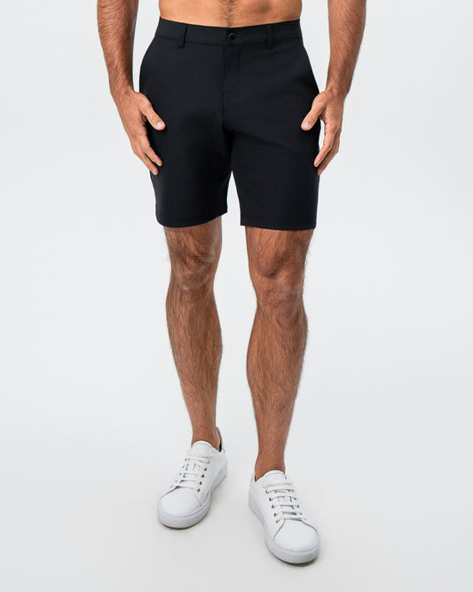 State & Liberty - Athletic Fit Shorts - Black