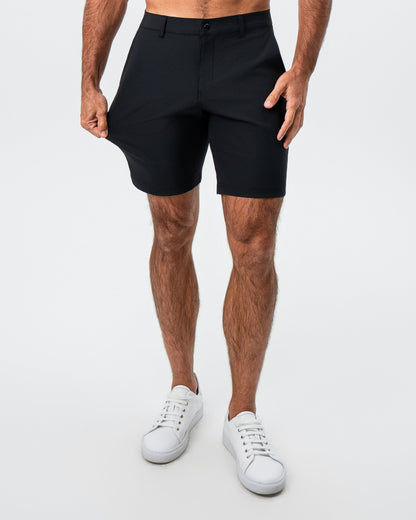 State & Liberty - Athletic Fit Shorts - Black