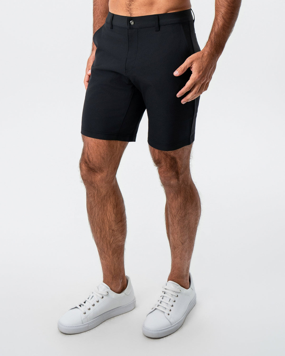 State & Liberty - Athletic Fit Shorts - Black