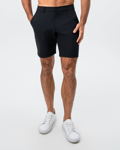 State & Liberty - Athletic Fit Shorts - Black