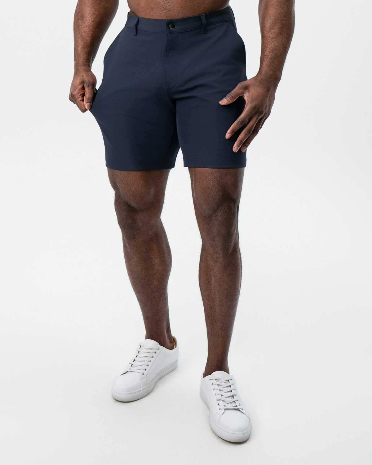 State & Liberty - Athletic Fit Shorts - Navy