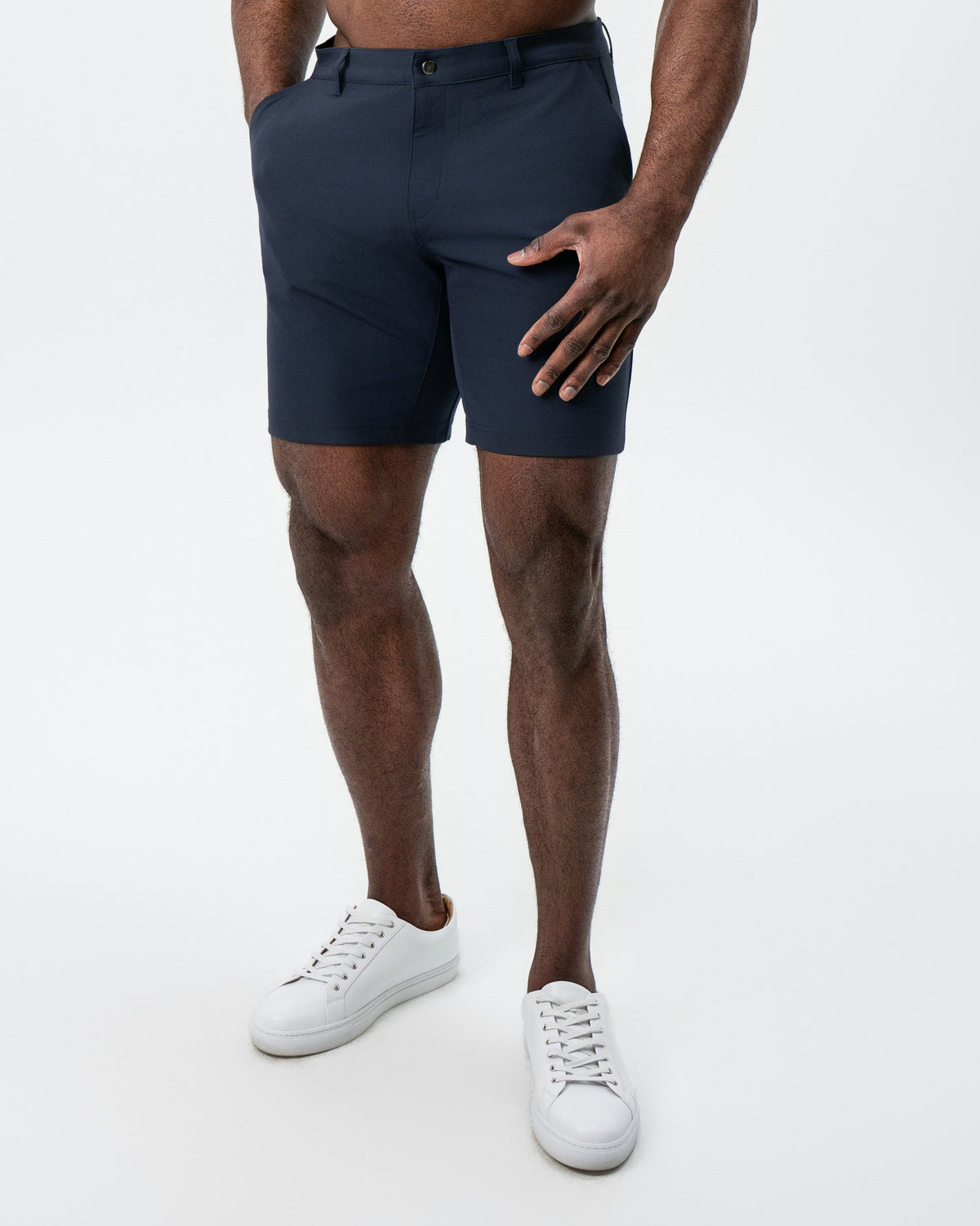 State & Liberty - Athletic Fit Shorts - Navy
