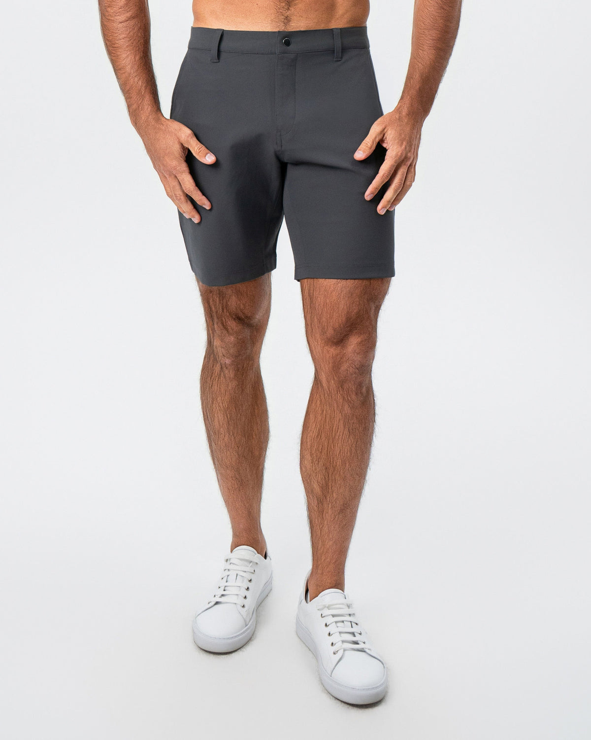 State & Liberty - Athletic Fit Shorts - Charcoal