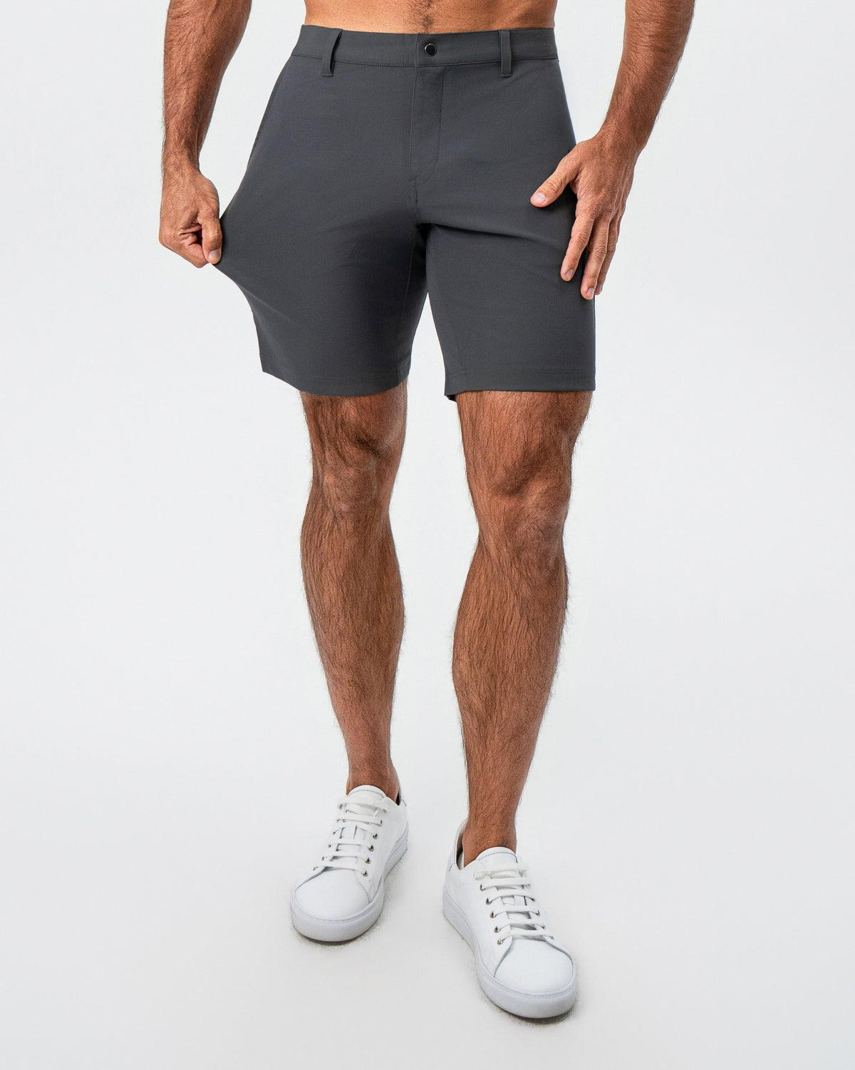 State & Liberty - Athletic Fit Shorts - Charcoal