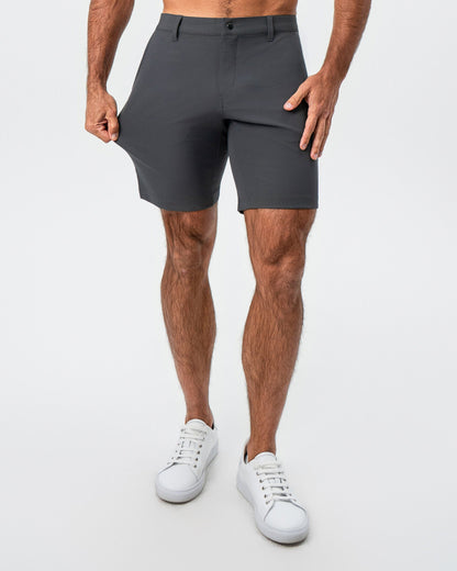 State & Liberty - Athletic Fit Shorts - Charcoal