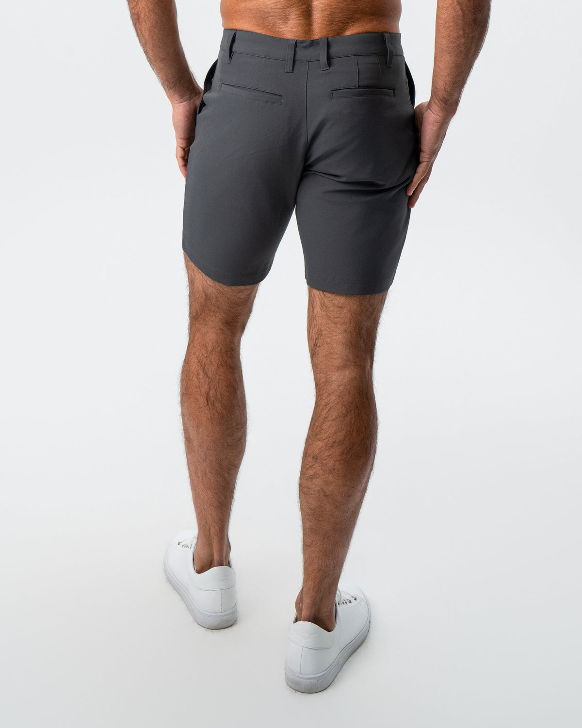 State & Liberty - Athletic Fit Shorts - Charcoal