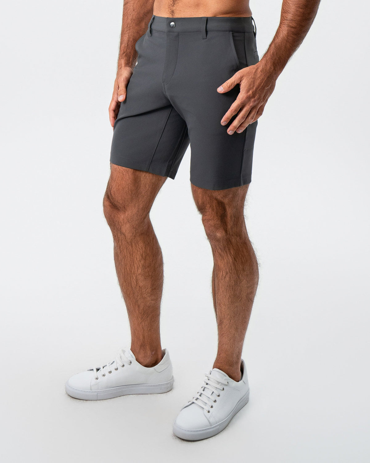 State & Liberty - Athletic Fit Shorts - Charcoal