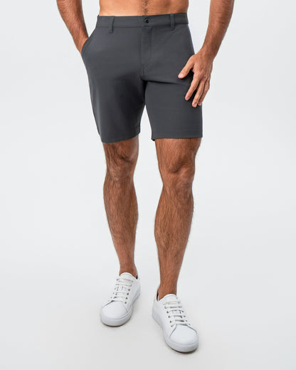 State & Liberty - Athletic Fit Shorts - Charcoal