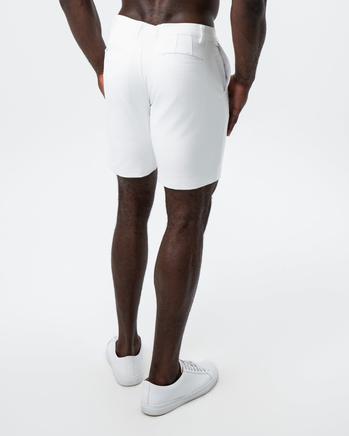State & Liberty - Athletic Fit Shorts - White