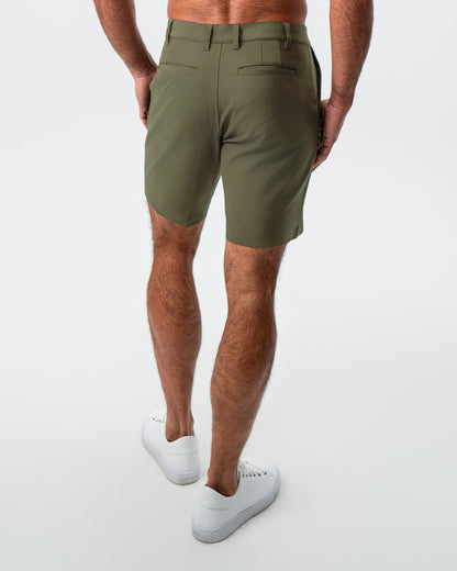 State & Liberty - Athletic Fit Shorts - Olive