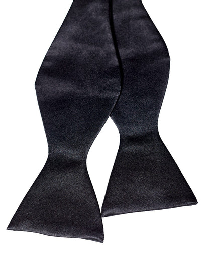 State & Liberty - Black Silk Bowtie