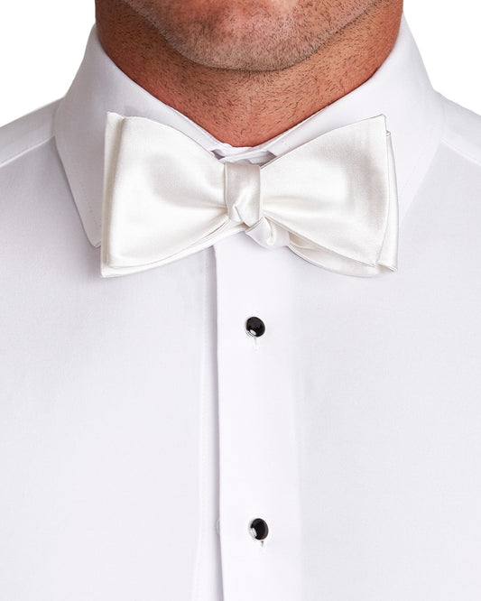State & Liberty - White Silk Bowtie