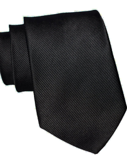 State & Liberty - Black Woven Silk Tie