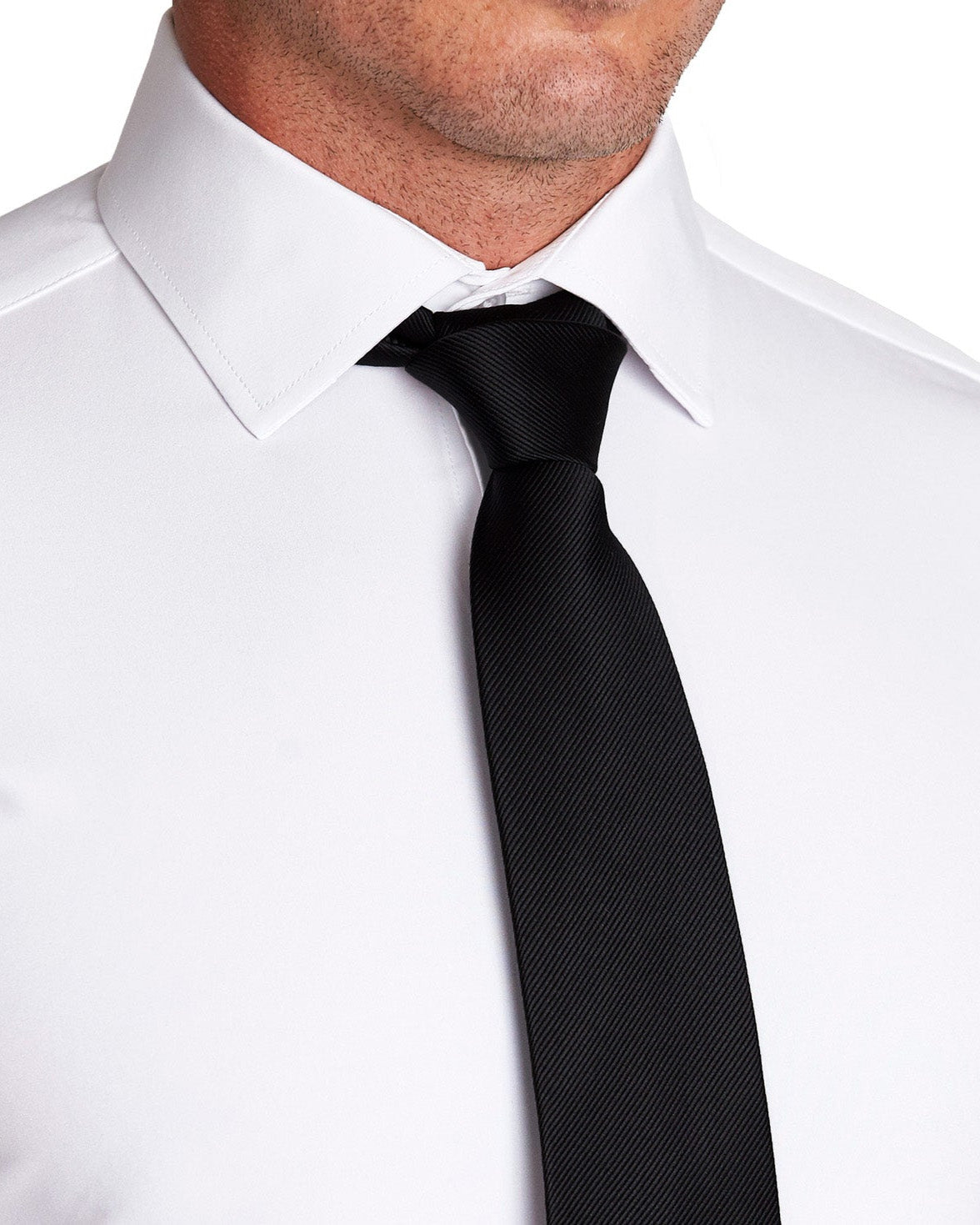 State & Liberty - Black Woven Silk Tie