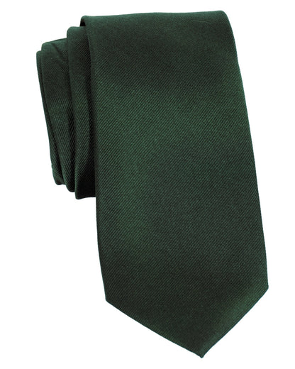 State & Liberty - Hunter Green Woven Silk Tie
