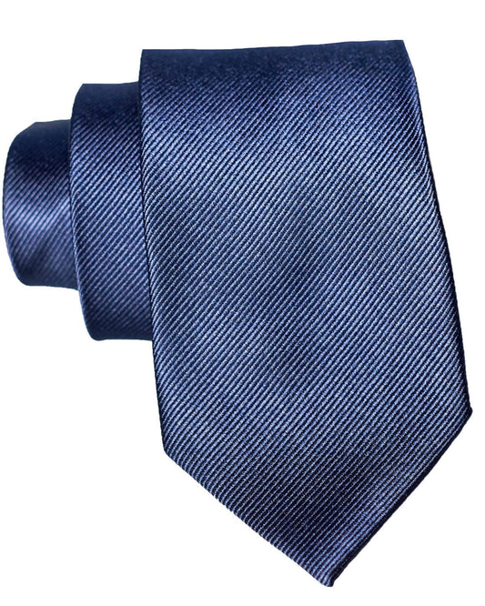 State & Liberty - Navy Woven Silk Tie