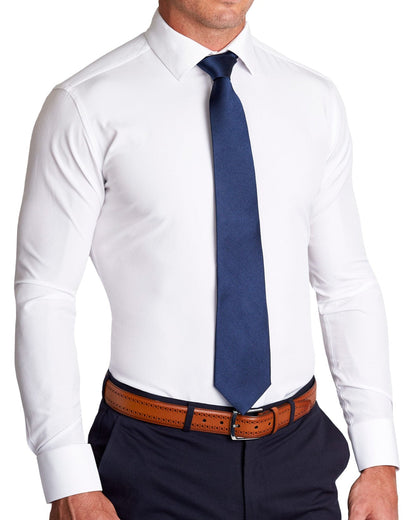 State & Liberty - Navy Woven Silk Tie