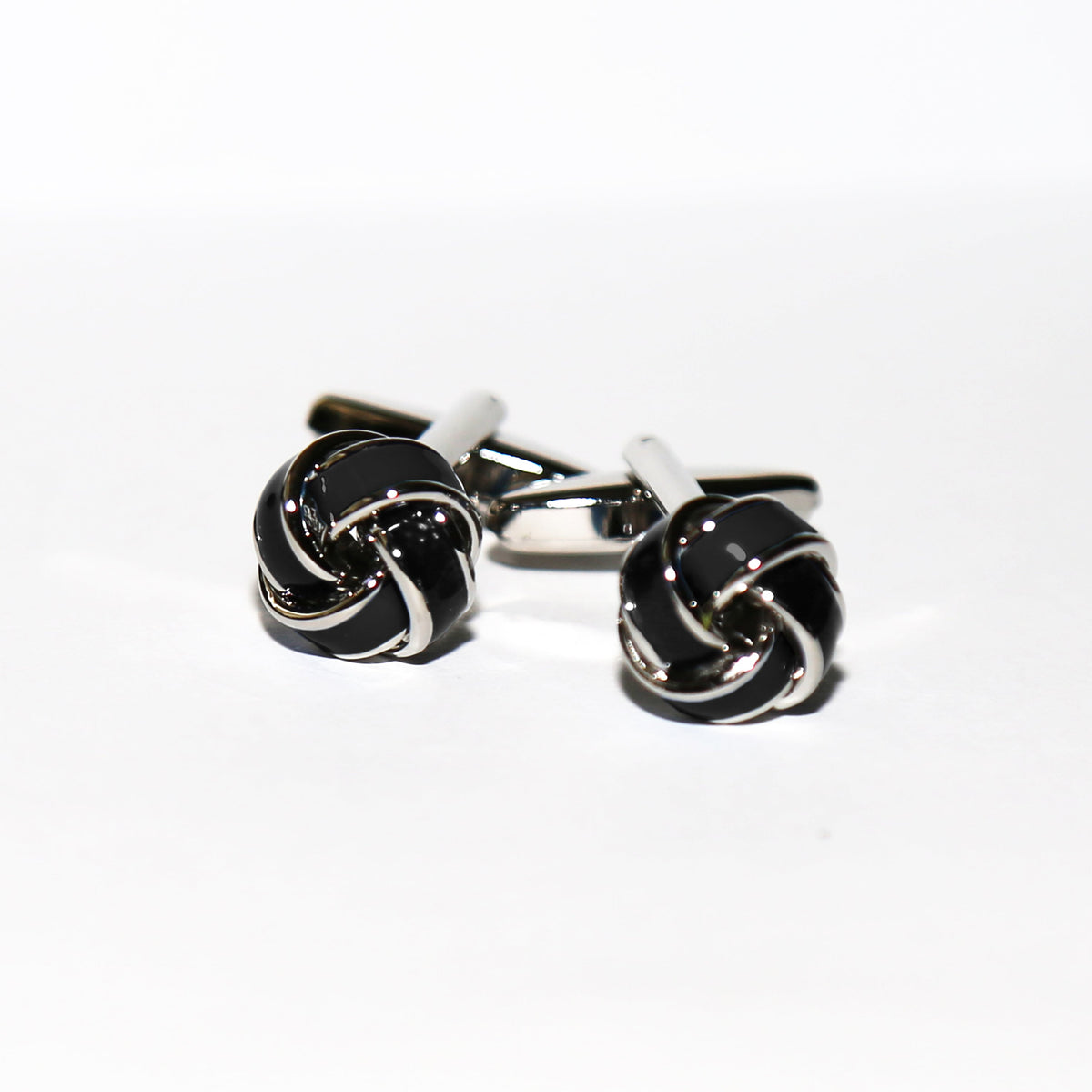 State & Liberty - Black Knot Cuff Links