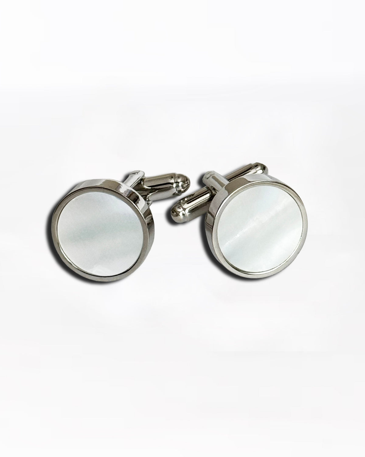 State & Liberty - Mother of Pearl Cuff Links