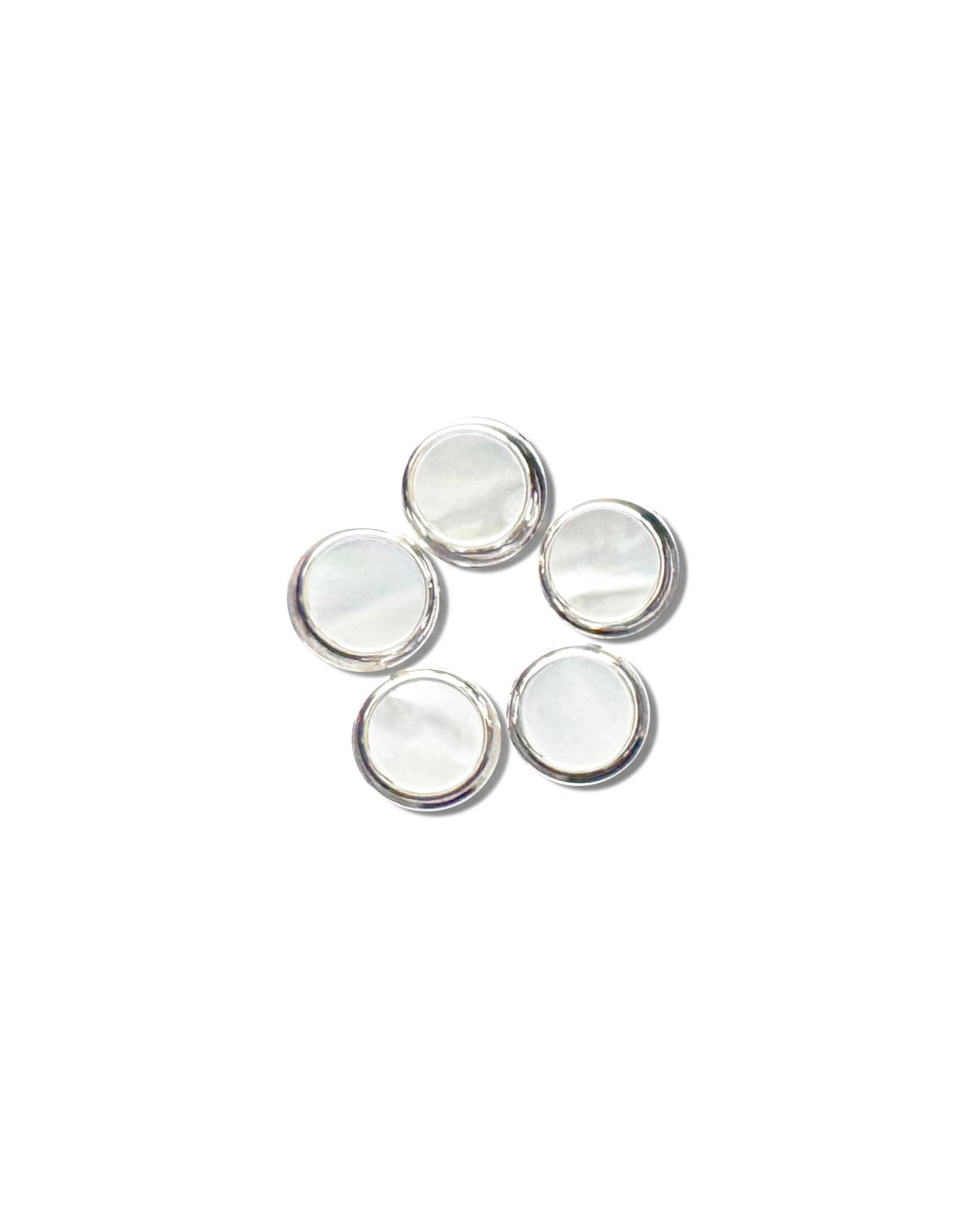 State & Liberty - Mother of Pearl Tuxedo Studs (Set of 5)