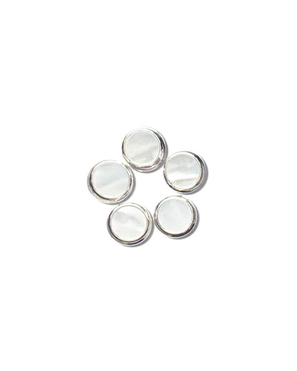 State & Liberty - Mother of Pearl Tuxedo Studs (Set of 5)