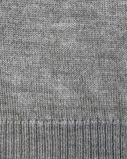 State & Liberty - Merino Wool Knit Scarf - Grey