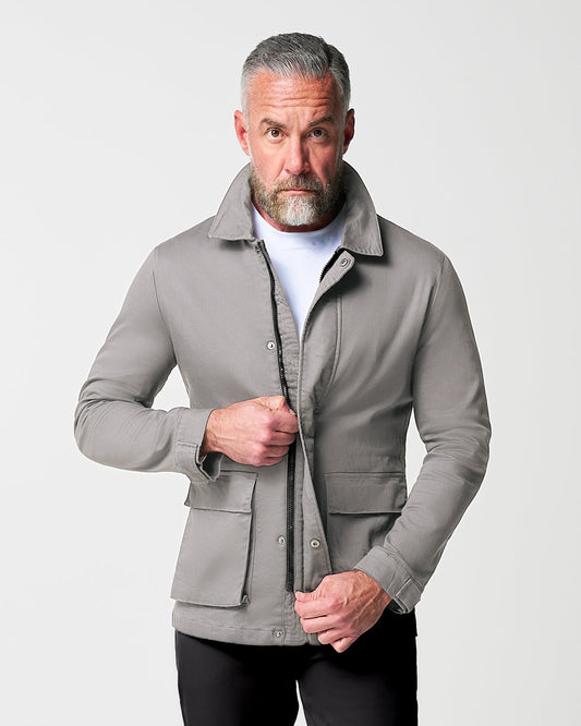 State & Liberty - Utility Jacket - Stone Grey