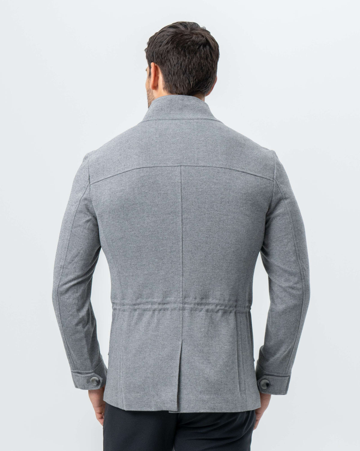 State & Liberty - Knit Field Jacket - Grey