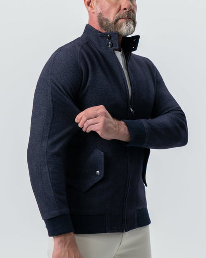 State & Liberty - Brushed Bomber - Navy
