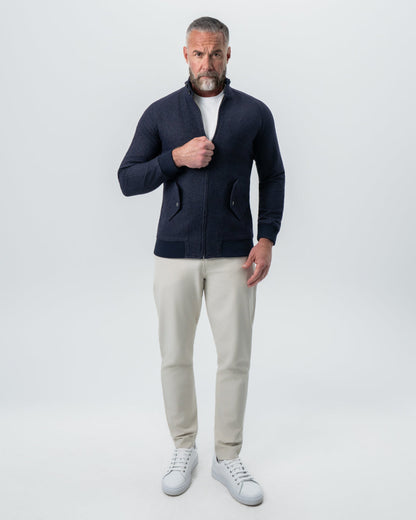 State & Liberty - Brushed Bomber - Navy