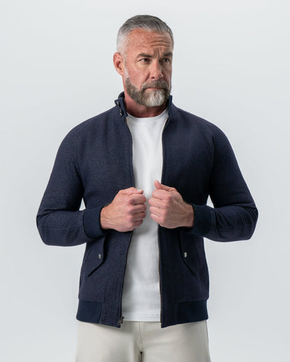 State & Liberty - Brushed Bomber - Navy