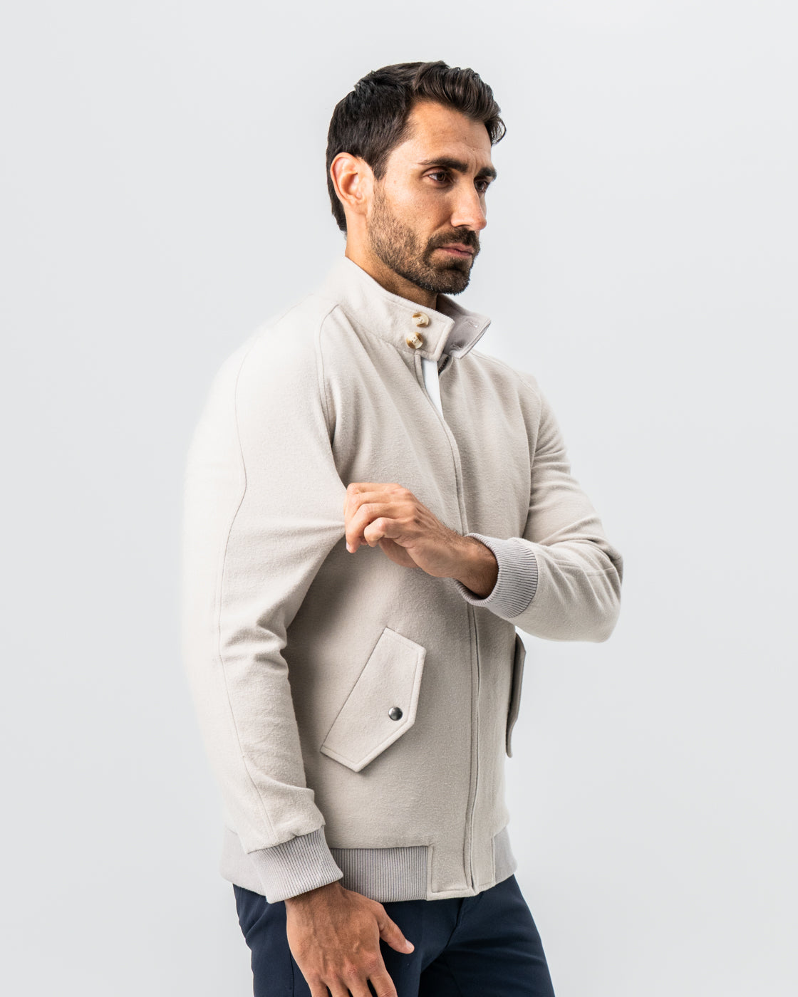 State & Liberty - Brushed Bomber - Tan