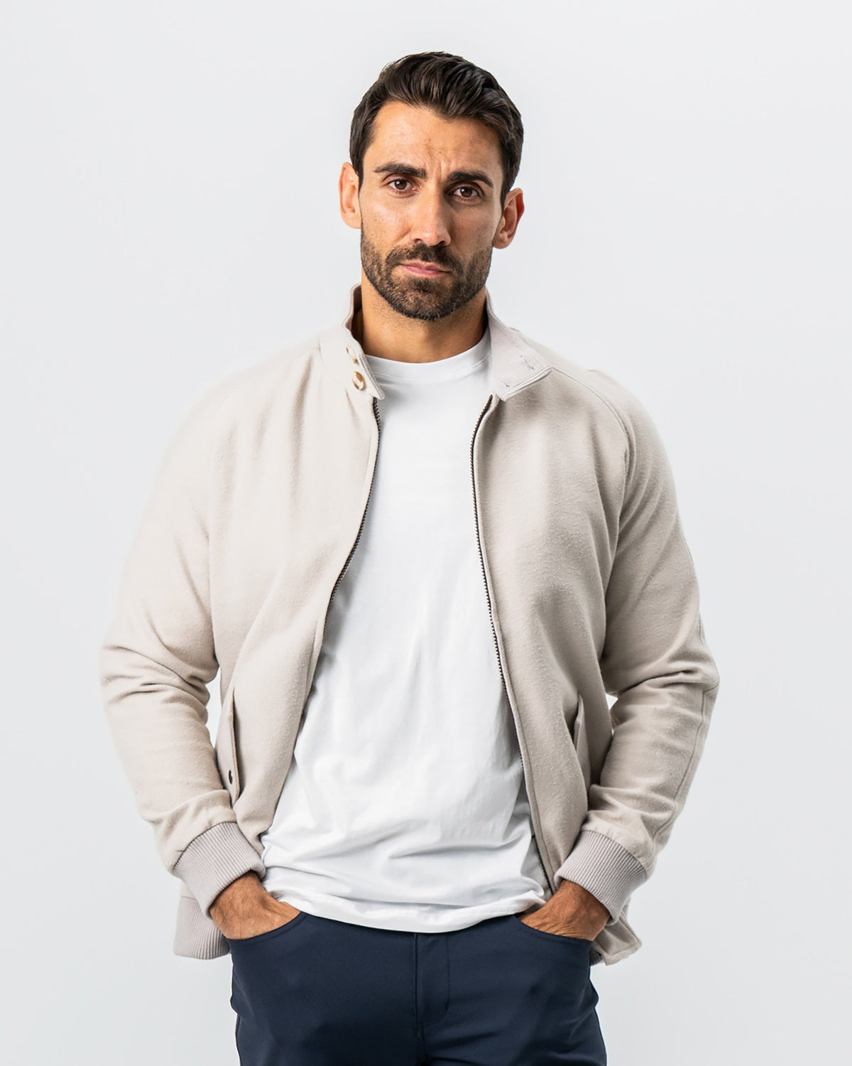 State & Liberty - Brushed Bomber - Tan